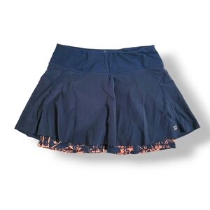 Sweaty Betty Swift Blue Running Tennis Squash Shorts Skirt Small